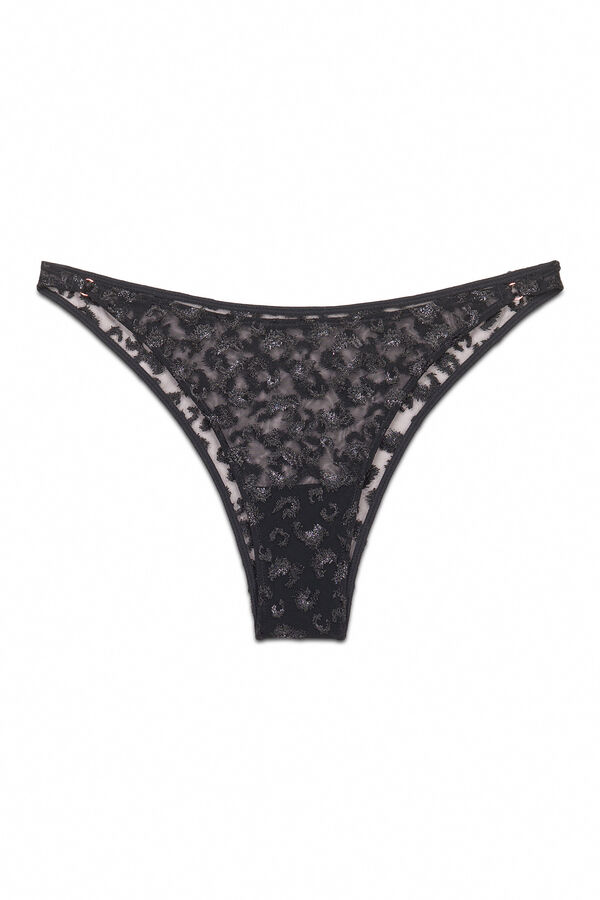 Women'secret Braga brasile&ntilde;a tul negro negro