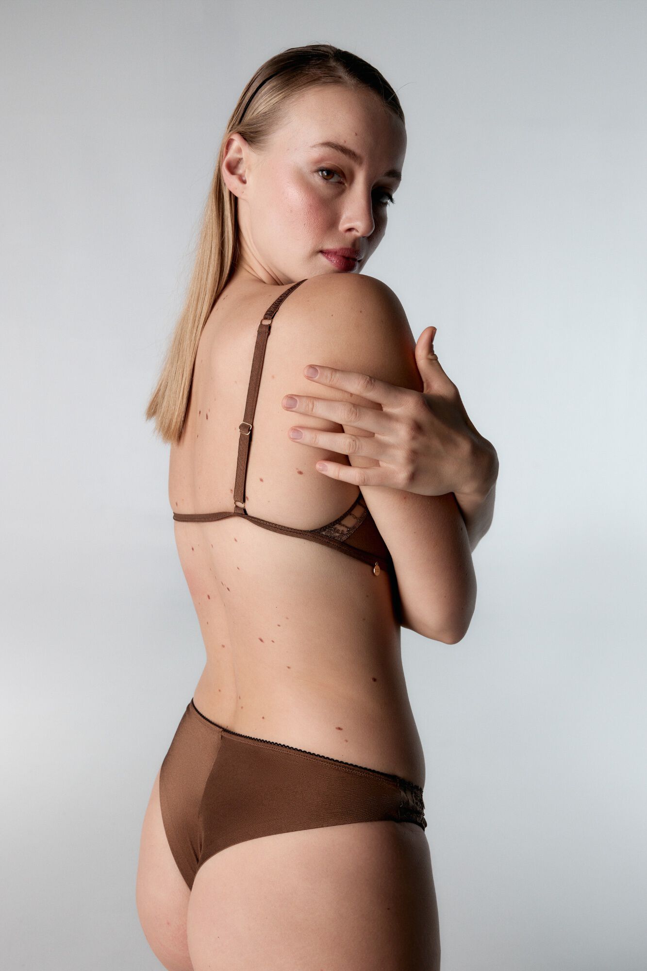 Black Limba Sujetador Triangular Emilie