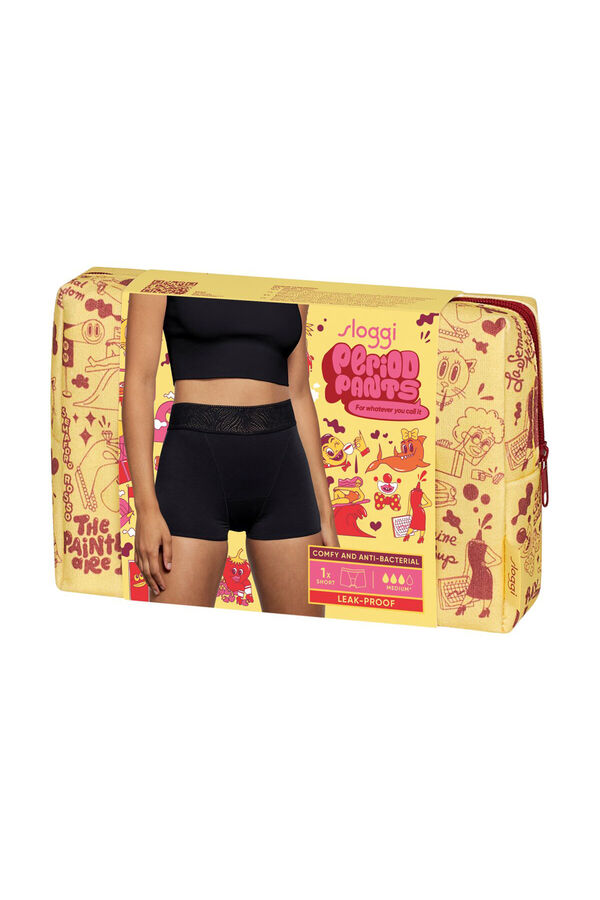Sloggi Bragas menstruales Sloggi Short Medium negro