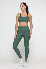 Only Play Leggings de cintura alta y bolsillo lateral verde