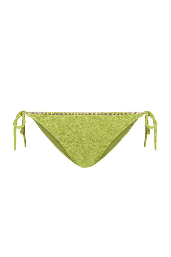 Womensecret Braga bikini media brillos verde