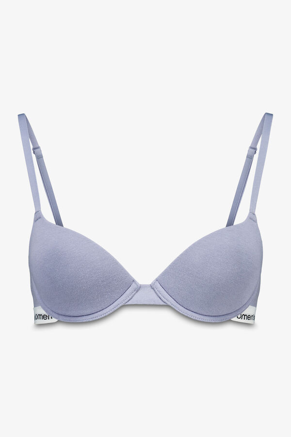 Women'secret Soutien cl&aacute;ssico de algod&atilde;o azul BEAUTIFUL azul
