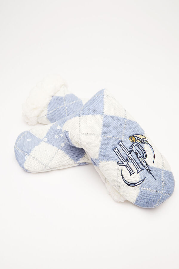 Women'secret Calcetines punto pelo Harry Potter blanco