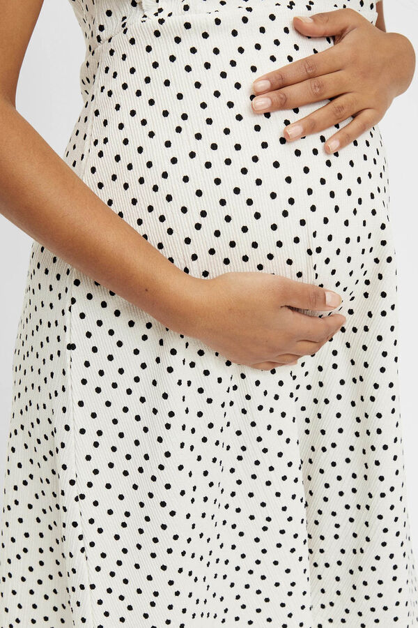 Womensecret Vestido maternity corto blanco