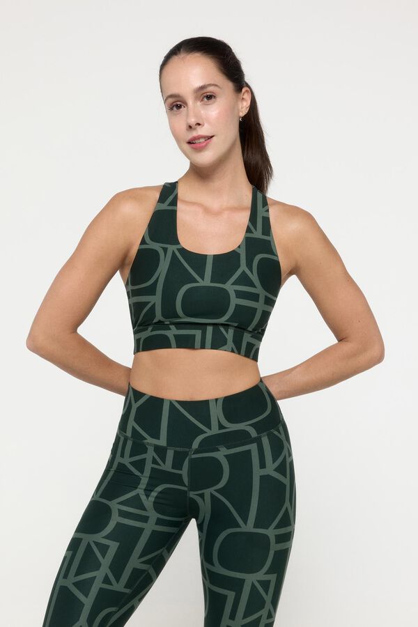 Only Play Leggings de cintura alta y bolsillo lateral turquesa