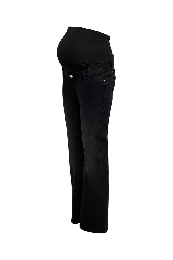 Only Maternity Jeans campana maternity negro