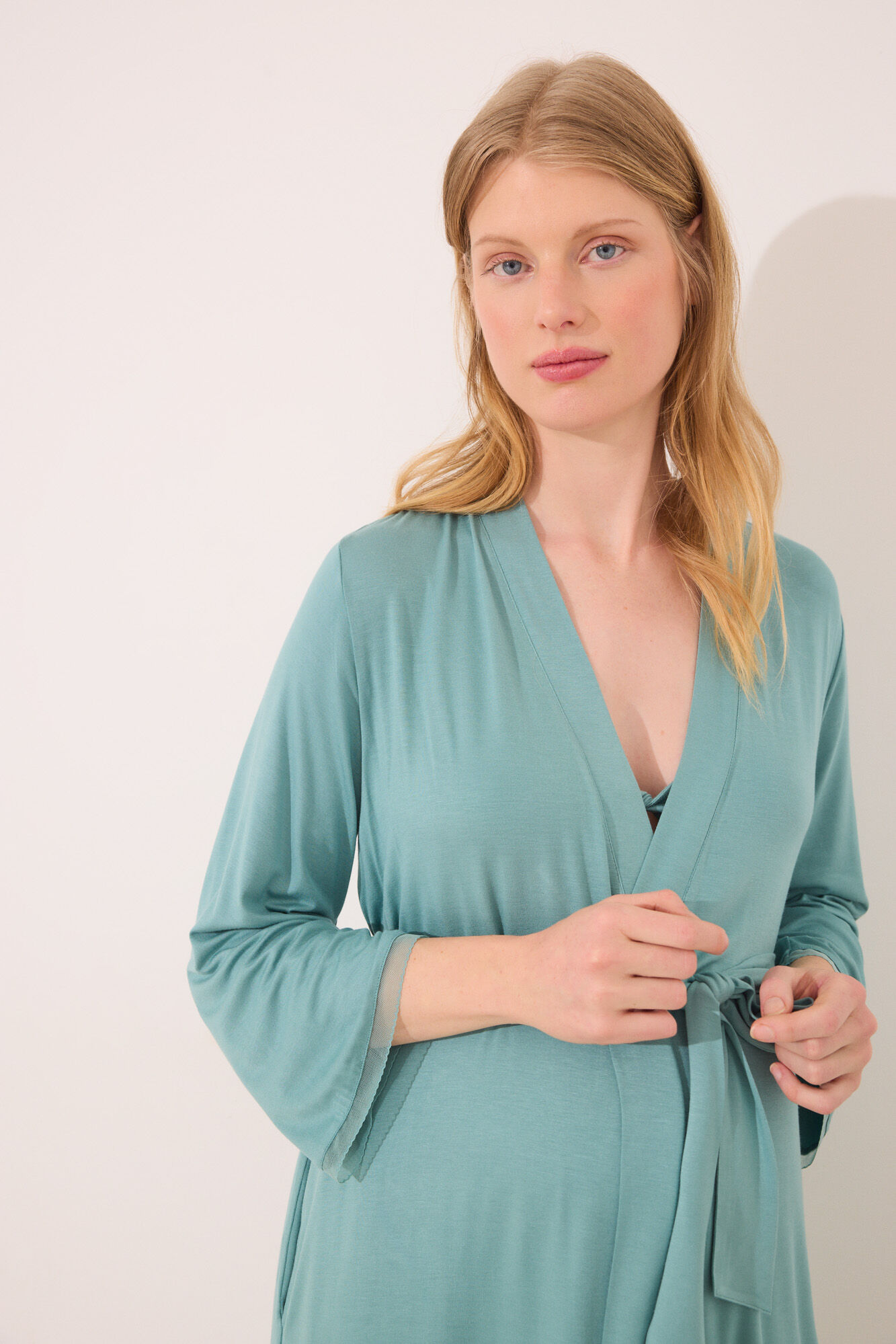 Women'secret Maternity robe verde &aacute;gua para gestante