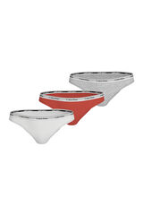 Calvin Klein Pack 3 bragas logo Calvin Klein blanco