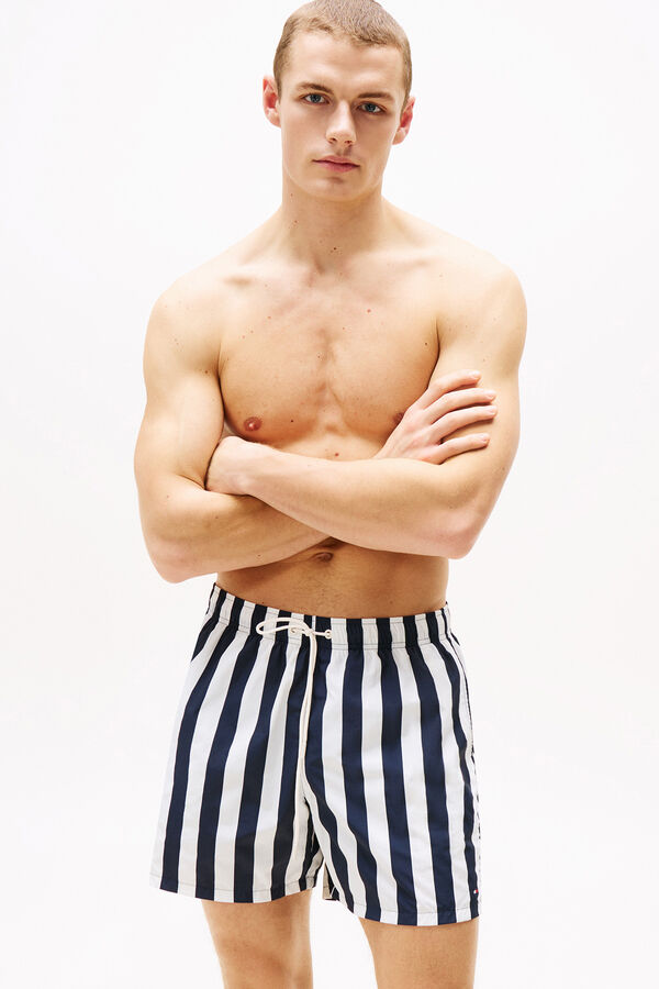 Tommy Hilfiger Ba&ntilde;ador de medio largo verde