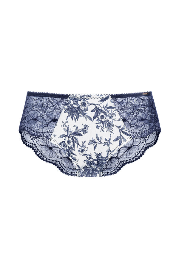 Dorina Calcinha hipster cl&aacute;ssica azul