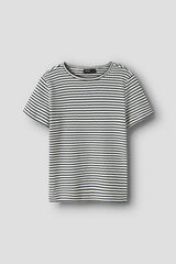 Lmtd T-shirt de manga curta em malha &agrave;s riscas azul