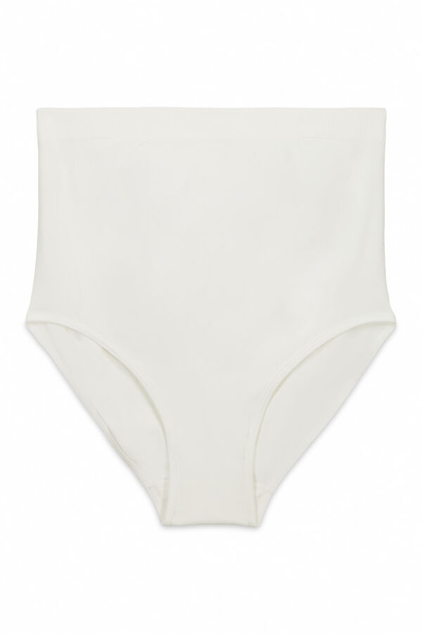 Women'secret Cuecas de cintura alta maternity branco branco