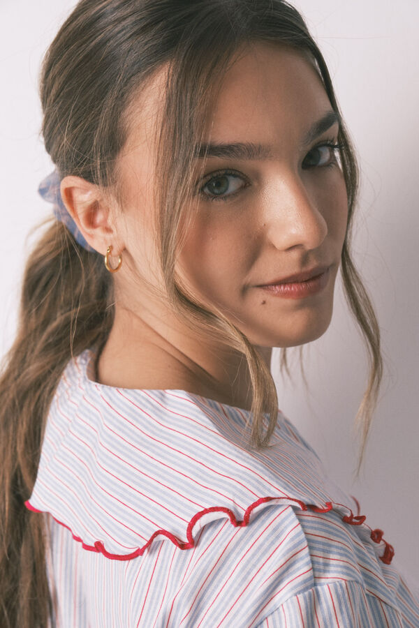 Women'secret Pijama largo algod&oacute;n cuello bobo estampado