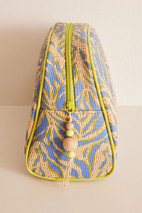 Women'secret Neceser mediano rafia cebra  nude