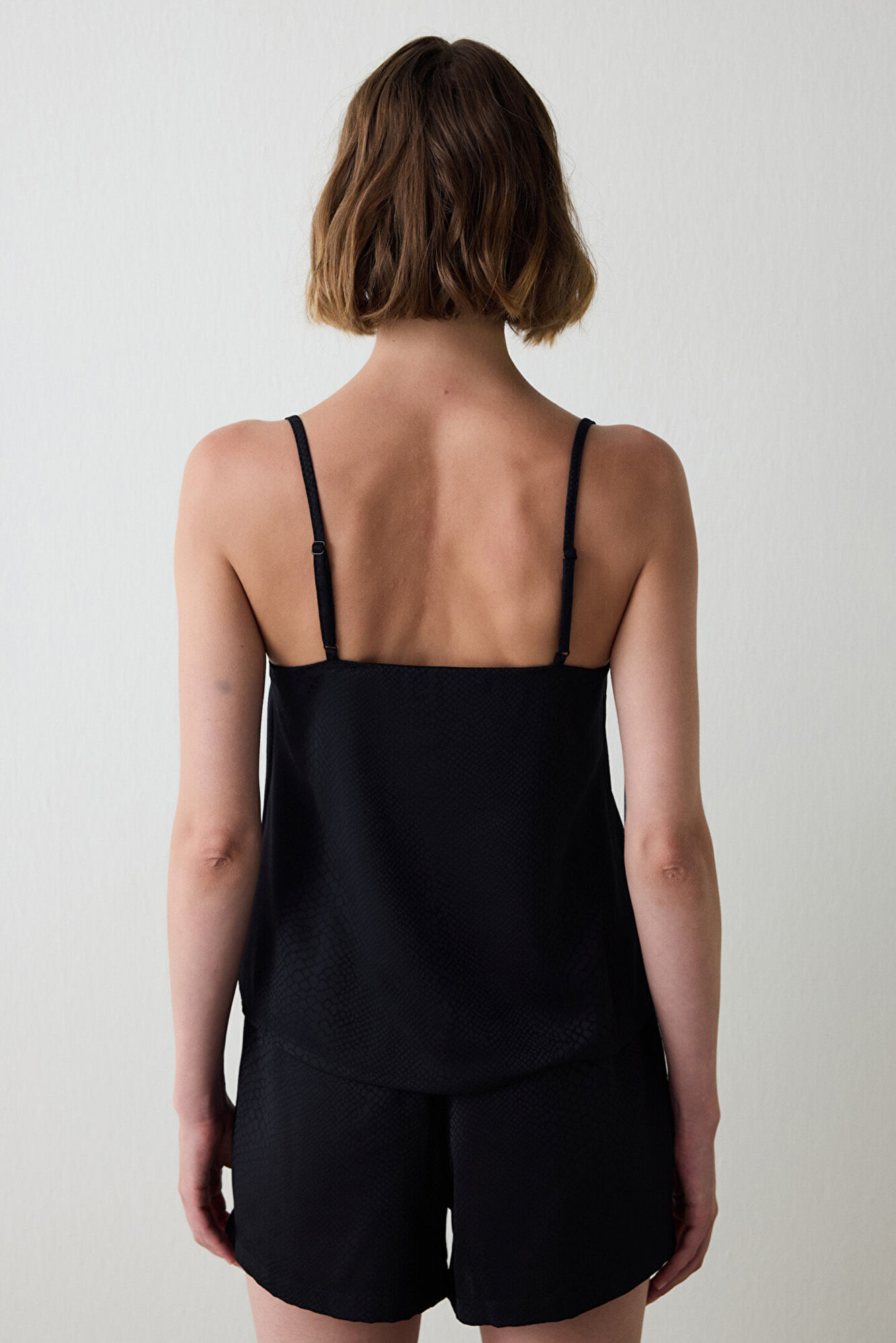 Penti Blusa T-shirt de cetim Fleur