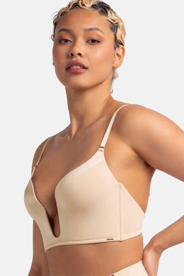 Dorina Suti&atilde; com enchimento bege