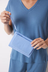 Women'secret Bolsa pequena de nylon azul azul