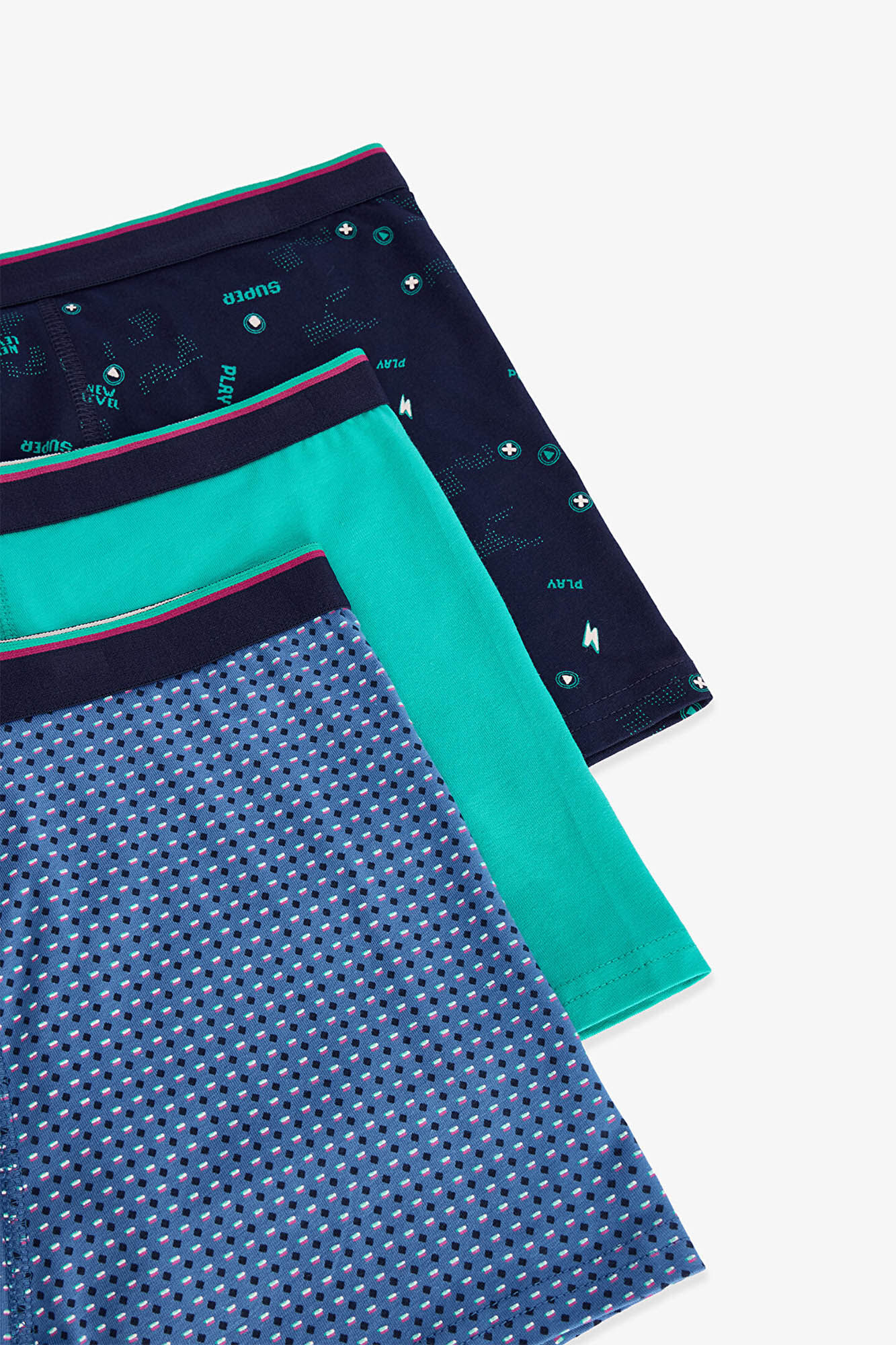 Penti Pack de 3 Boxers org&aacute;nicos a cuadros para hombre
