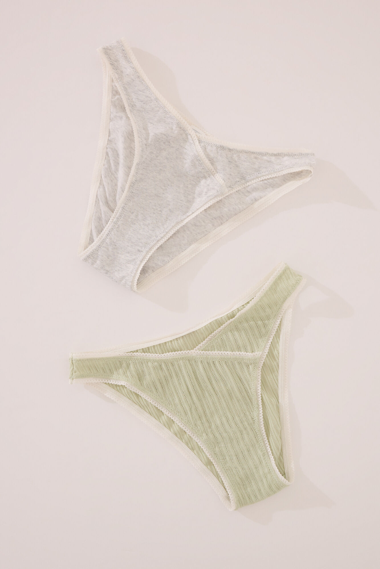 Women'secret Pacote de 2 cuecas cl&aacute;ssicas de algod&atilde;o 