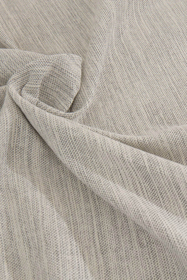 Textura FOULARD TEJIDO RAYAS gris
