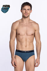 Punto Blanco Pack de 3 cuecas de algod&atilde;o estampado