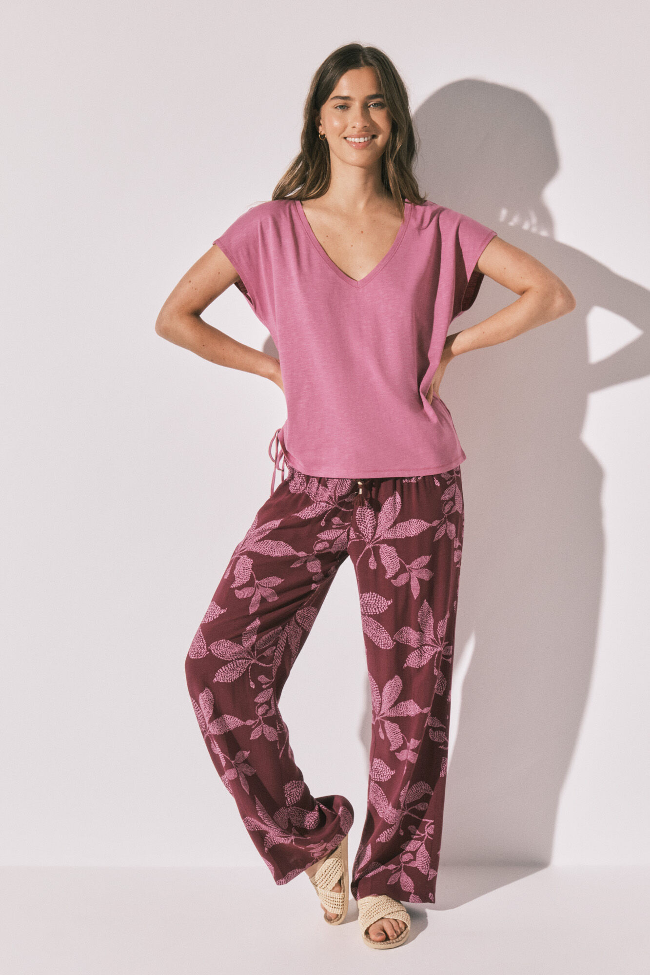 Women'secret Cal&ccedil;a comprida estampado floral