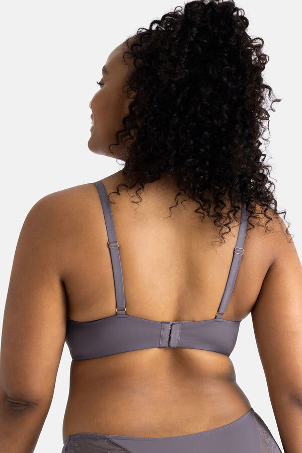 Dorina Sujetador suave con relleno fino y sin aros Mikayla gris