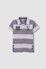 Gocco Polo remendo flag cinzento cinzento