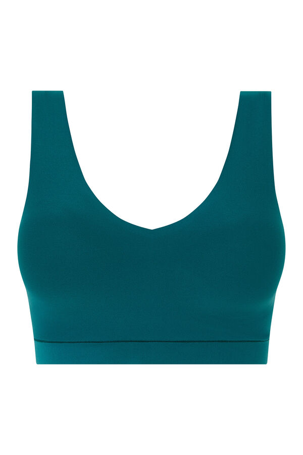 Chantelle Tanga de renda Intrinsic azul