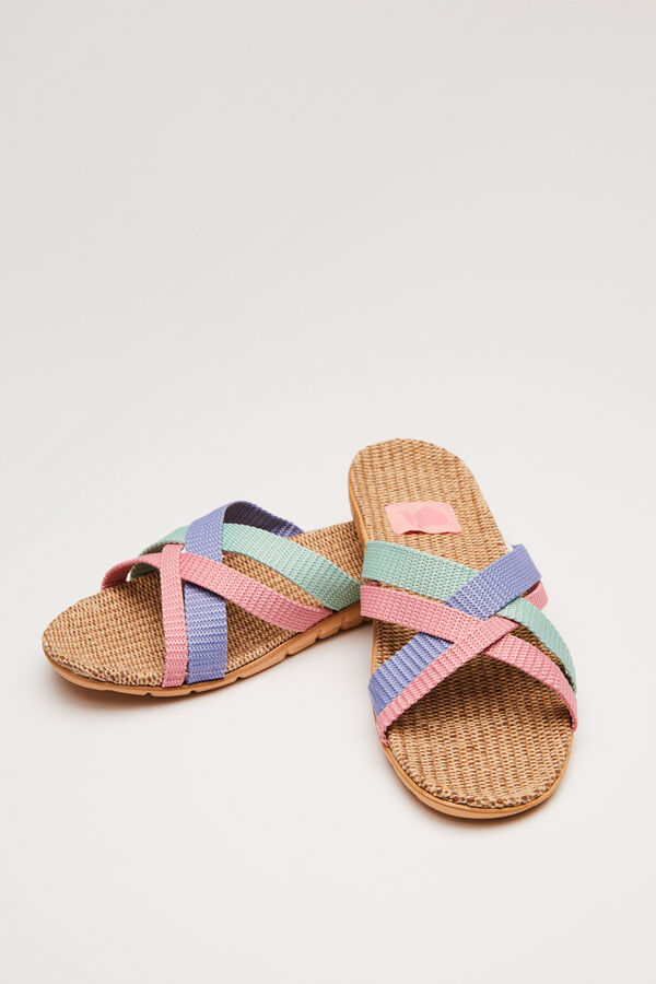 Women'secret Sand&aacute;lias tiras cruzadas La Vecina Rubia estampado