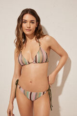 Women'secret Braga bikini cl&aacute;sica multicolor brillo estampado