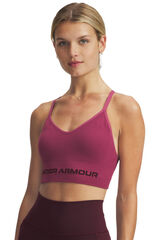 Under Armour Sujetador deportivo de sujeci&oacute;n baja de mujer fucsia