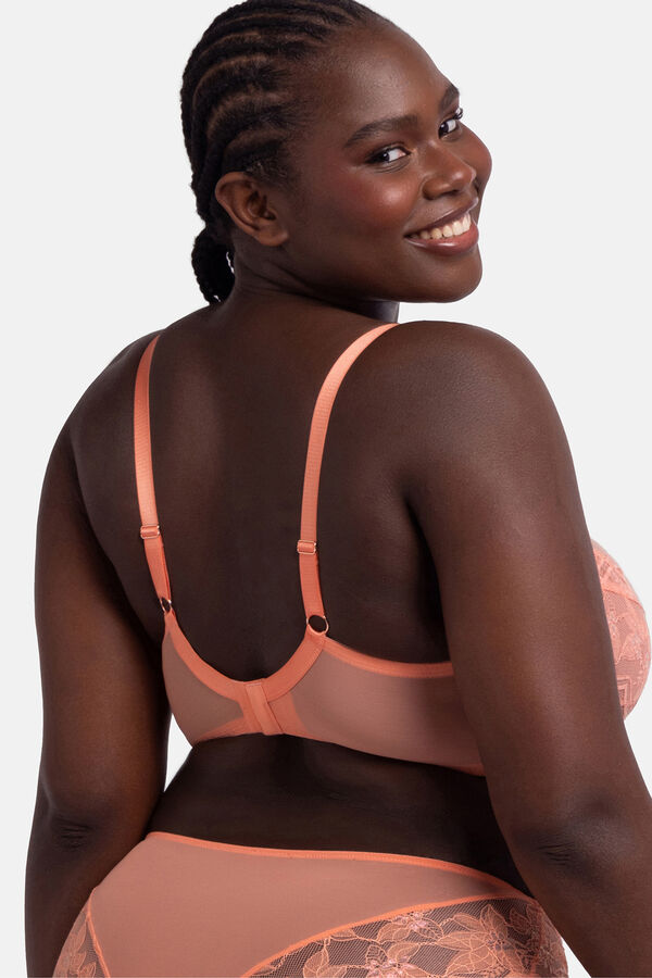 Dorina Sujetador con aro coral coral