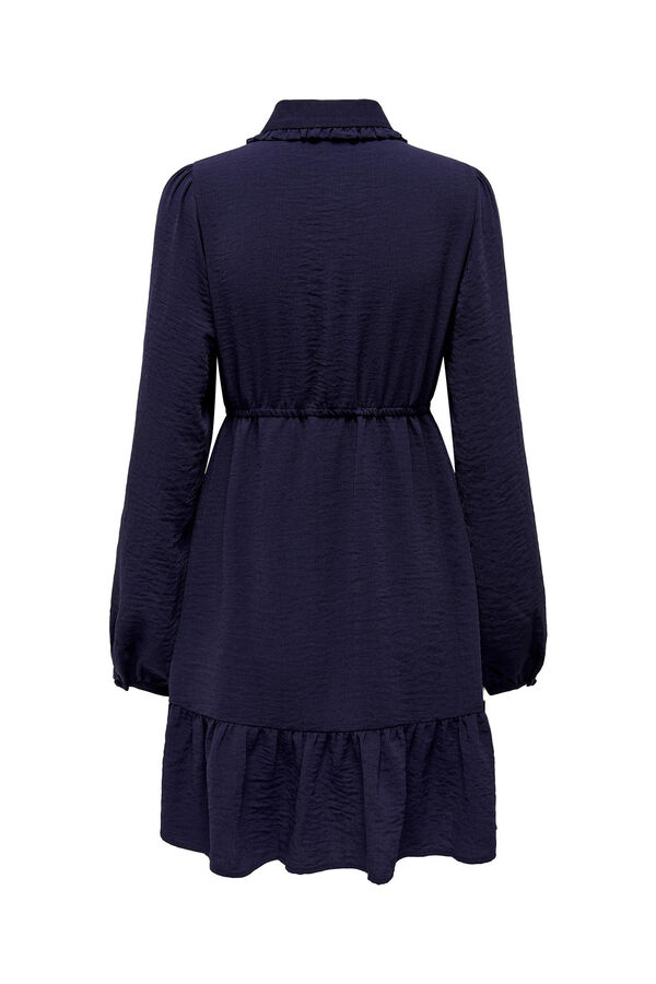 Only Maternity Vestido manga comprida maternity azul