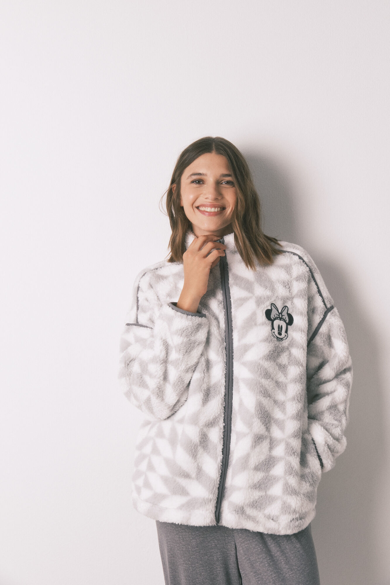 Women'secret Robe curto de pelo estampado da Minnie 