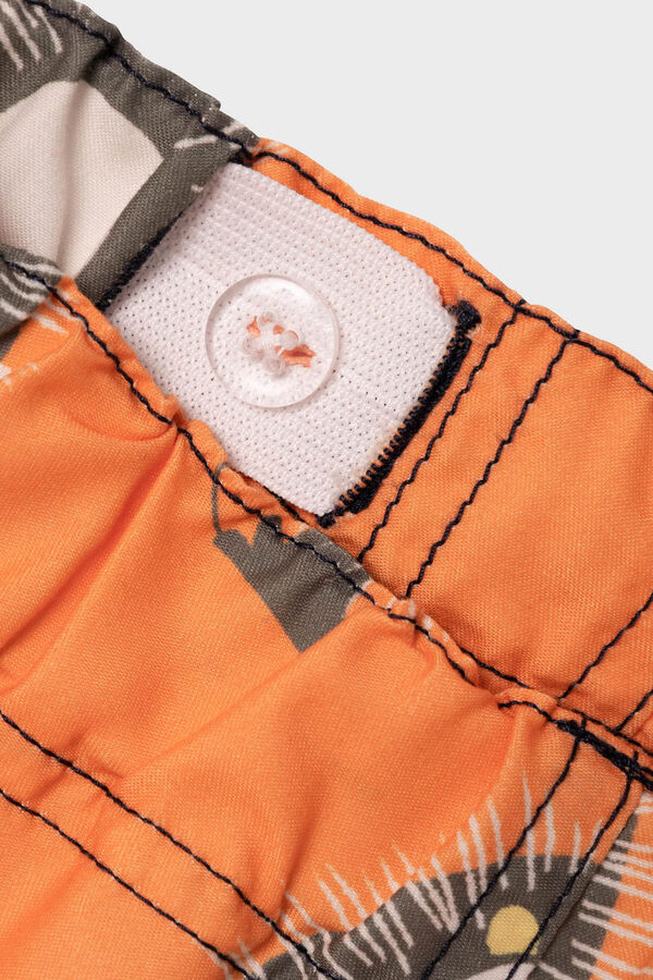 Name it Fato de banho para menino estampado le&atilde;o vermelho