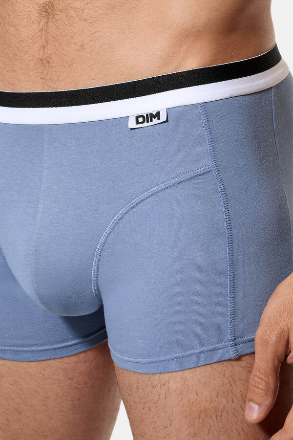 DIM Pack de 2 boxers de hombre de algod&oacute;n el&aacute;stico beige