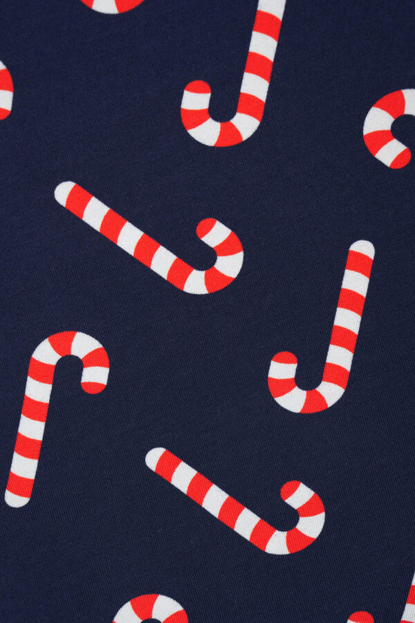 Happy Socks B&oacute;xer corto bast&oacute;n caramelo Navidad azul