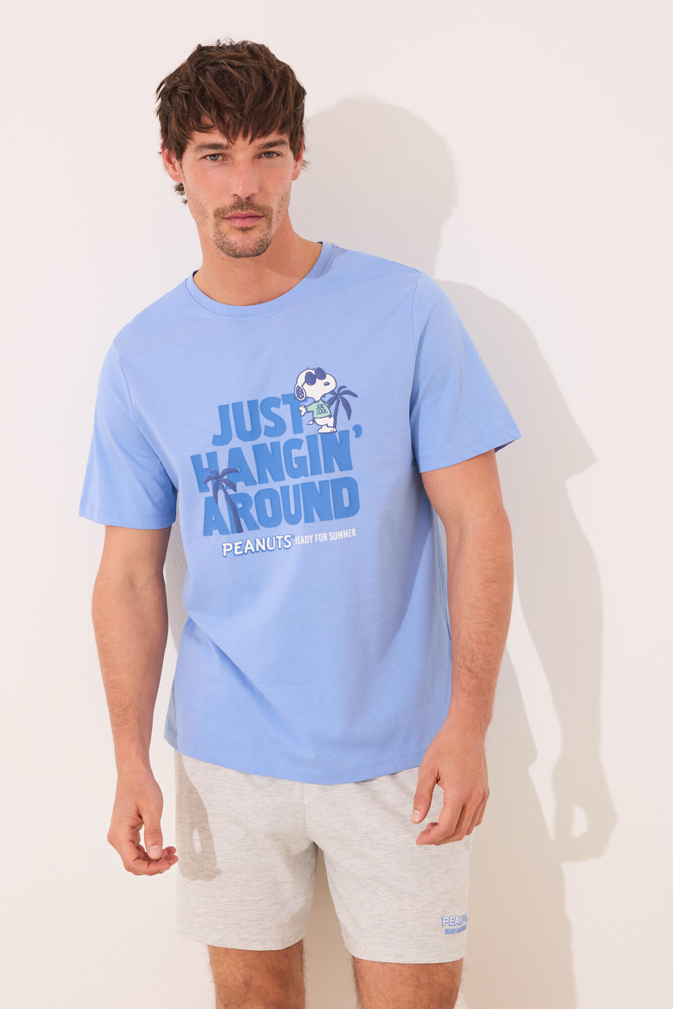 Women'secret Pijama Snoopy azul claro