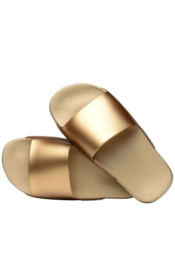 Havaianas Chanclas Havaianas Slide Classic Metallic amarillo