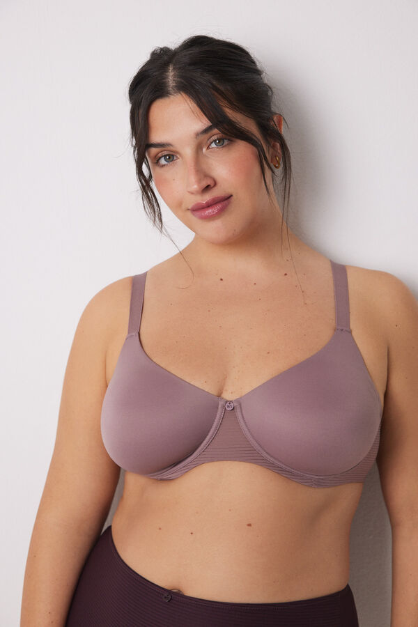 Women'secret Sujetador REAL reductor microfibra rosa rosa