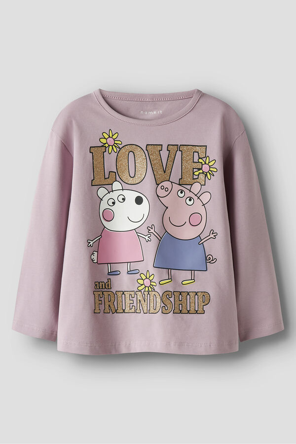 Name it Camiseta Peppa Pig rosa