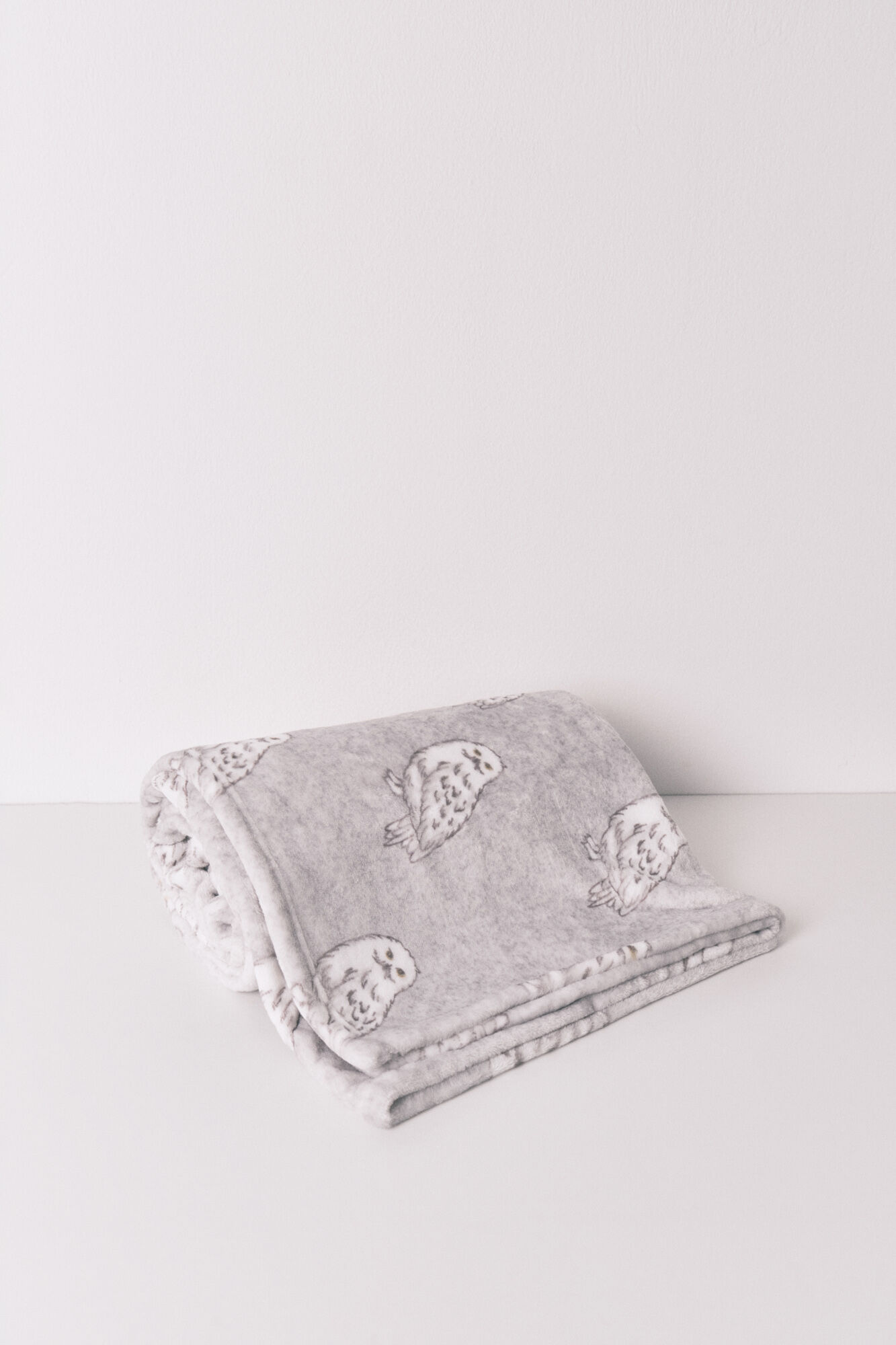 Women'secret Manta extrassuave estampado Hedwig cinzenta