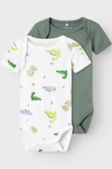 Name it Pack 2 body bebé menino verde
