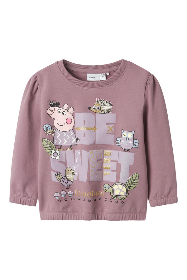 Name it Sudadera niña Peppa Pig morado/lila