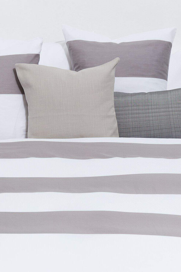 Textura Funda n&oacute;rdica 100% algod&oacute;n patchwork. Cama 150-160cm. gris