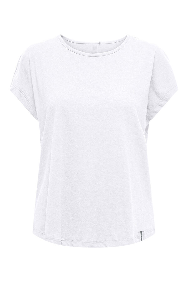 Only Play T-shirt manga curta branco