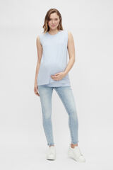 Mamalicious Top sin mangas doble funci&oacute;n azul