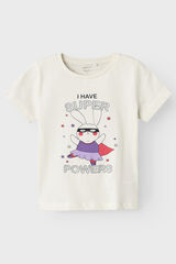 Name it Camiseta ni&ntilde;a super power blanco