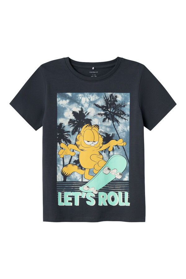 Name it Camisola para menino de Garfield  azul